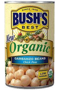 Organic Bush's Garbanzo Beans - 15 Oz
