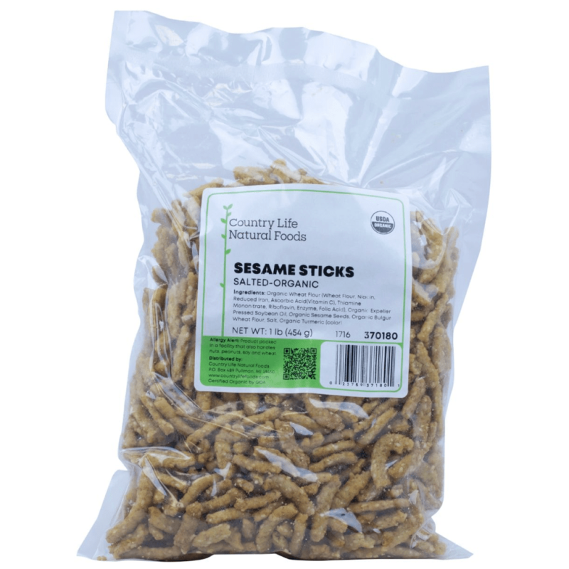 Organic Salted Sesame Sticks - 15 Lbs