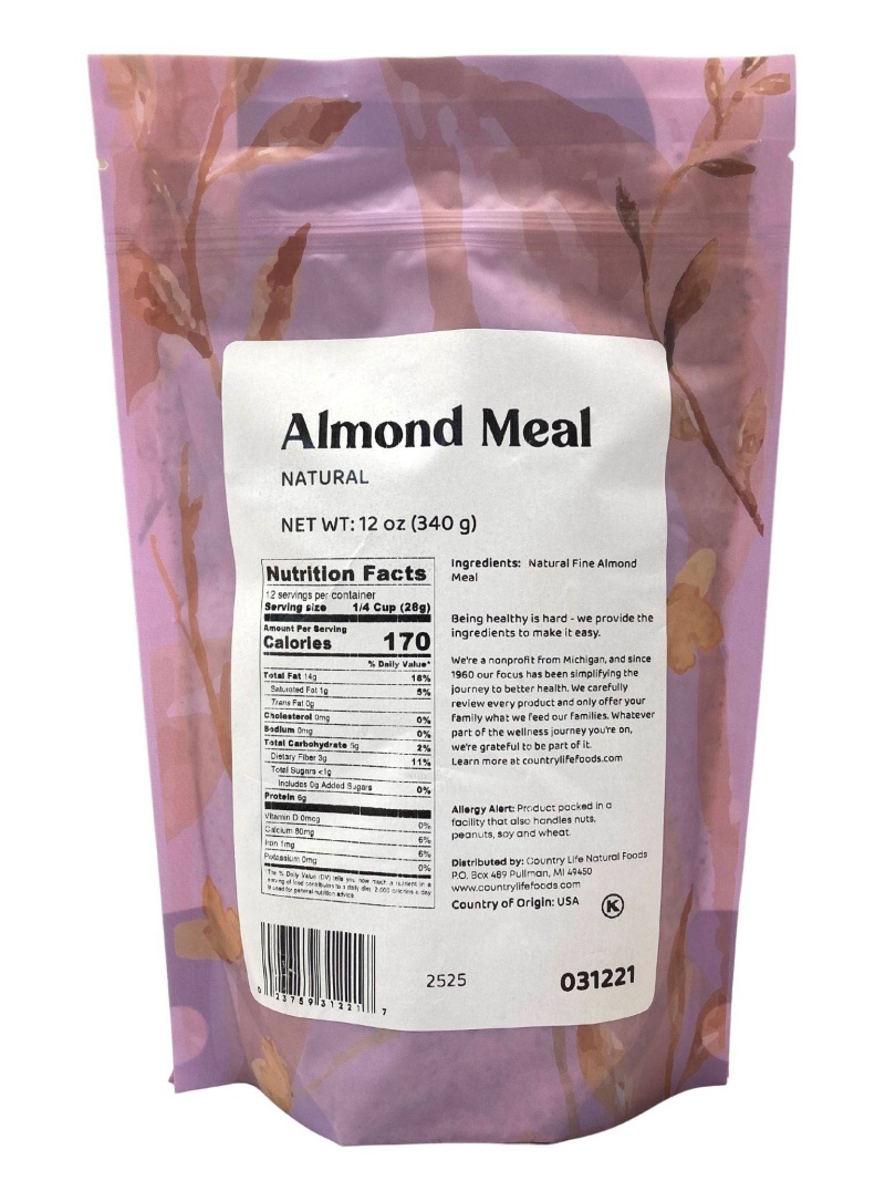Almond Meal, Natural, Fine Ground