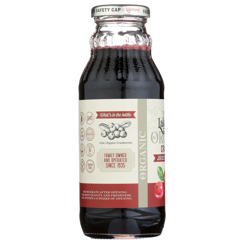 Cranberry Juice Concentrate, Organic, Pure - 12.5 Oz
