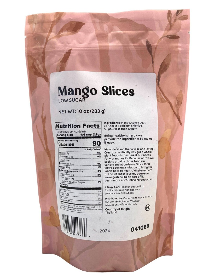Mango Slices, Low Sugar - Imported