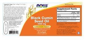 Black Cumin Seed Oil 1,000Mg - 60 Softgels