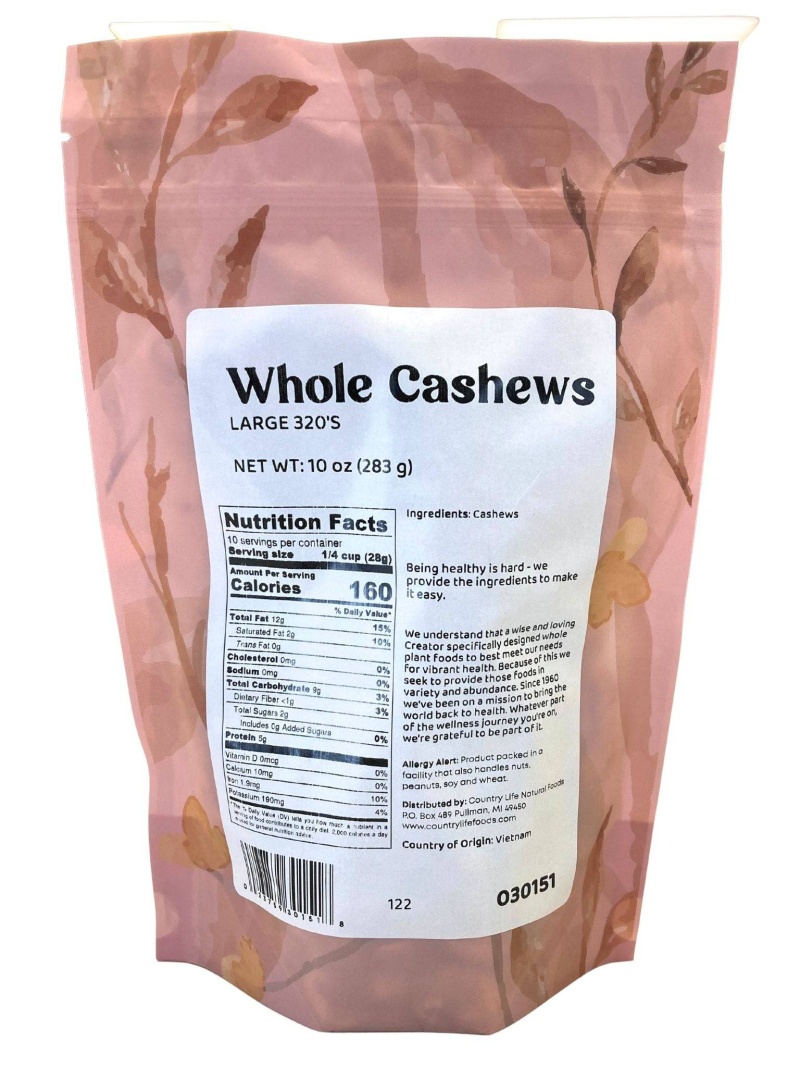 Cashews, Whole 320s