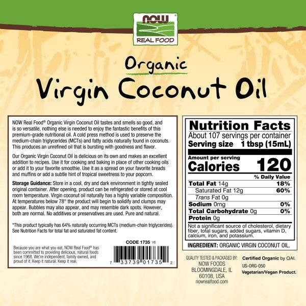 Coconut Oil, Virgin (Organic)