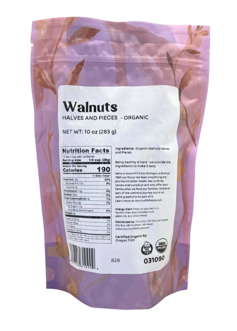 Walnut Pieces, Organic