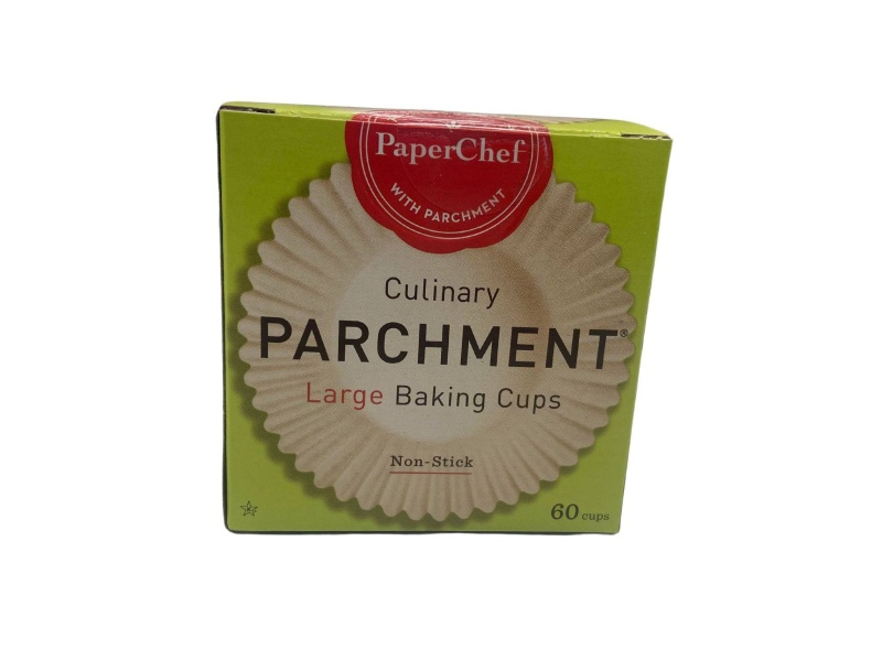 Baking Cups, Parchment Paper, Large - 60 Count