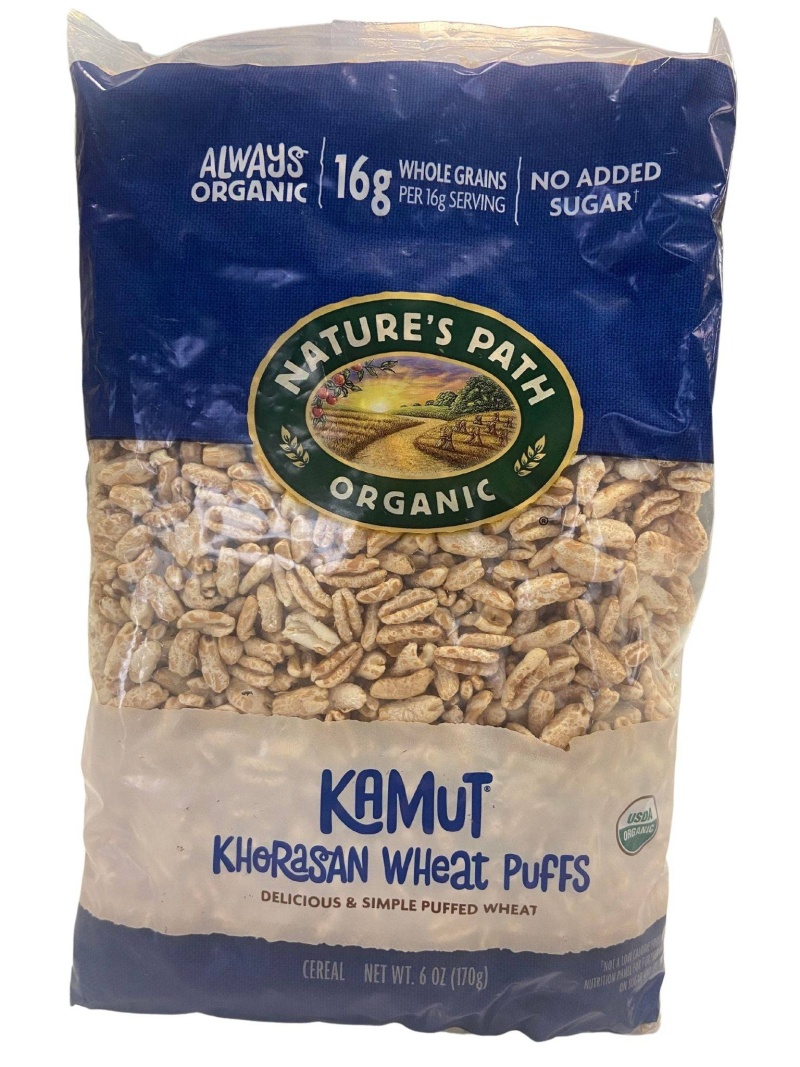 Organic Kamut Khorasan Wheat Puffs