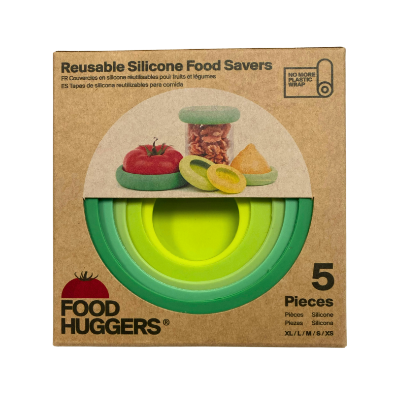 Food Savers, Silicone, Reusable, Food Huggers Food Huggers Sage Green