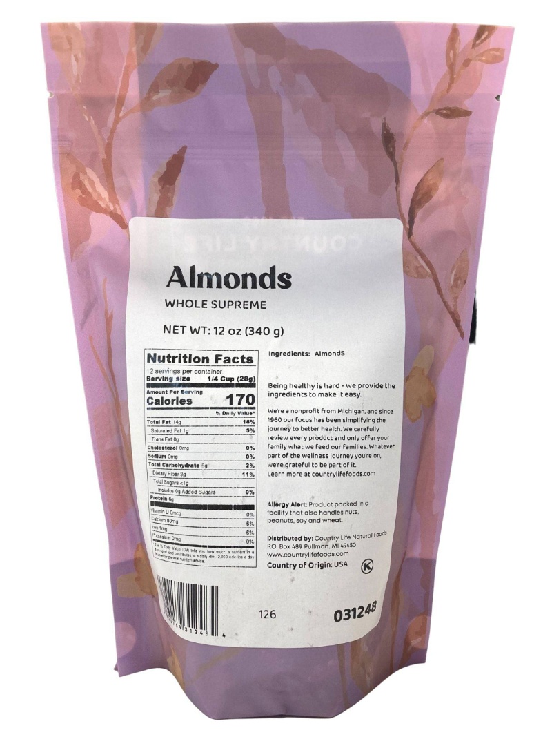 Almonds, Whole