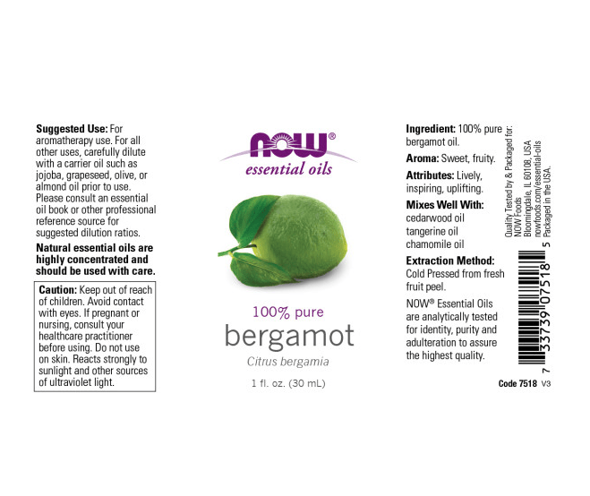 Bergamot Essential Oil - 1 Fl Oz