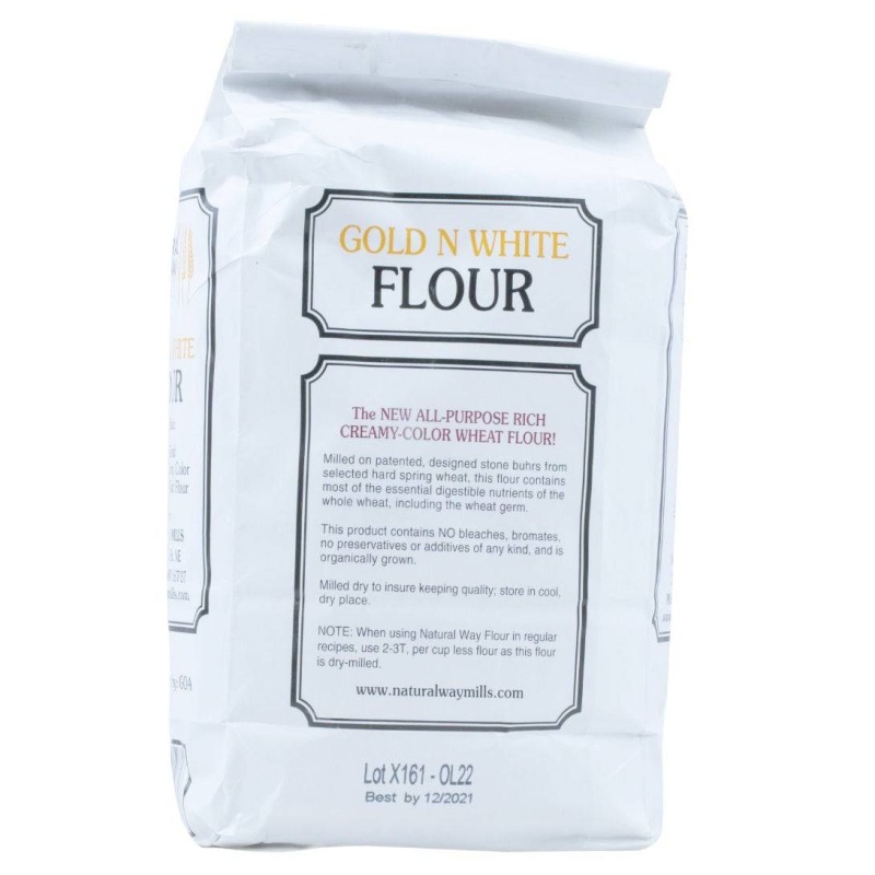Gold N White Flour, With Germ, Organic