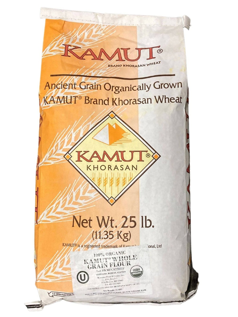 Khorasan Flour, Organic, Kamut - 25 Lbs