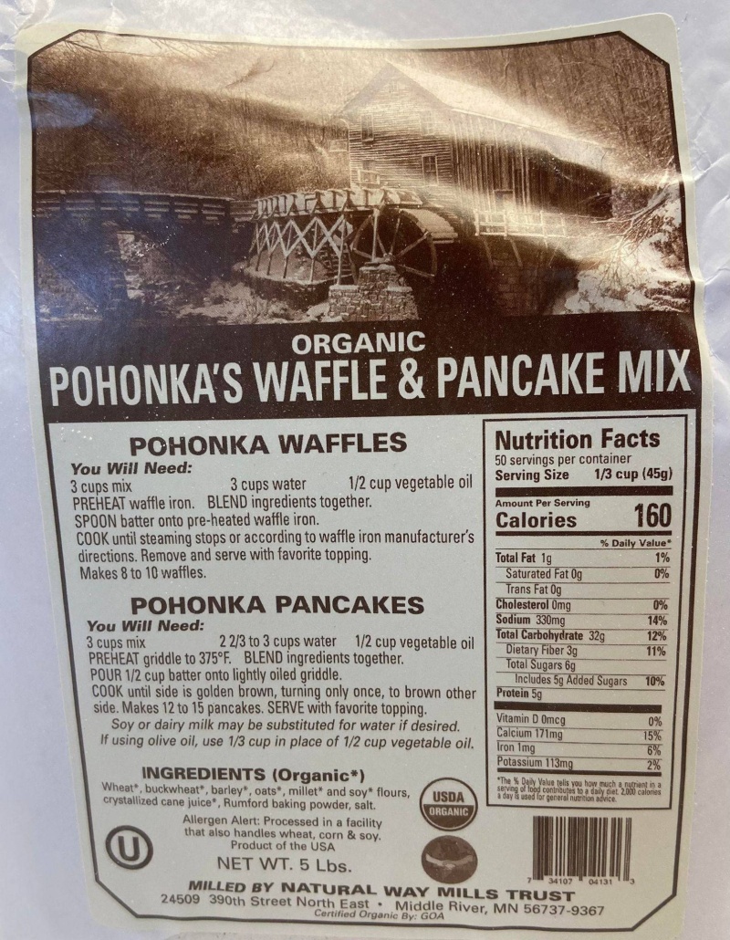 Pancake & Waffle Mix, Pohonka - 5 Lb