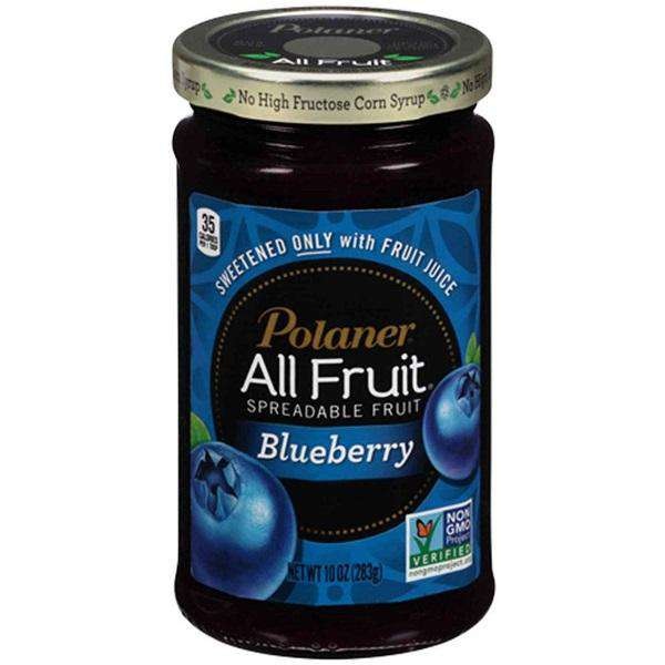 Polaner All Fruit Spread, Blueberry - 10 Oz