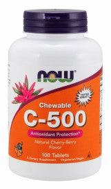 C-500 Chewable Cherry-Berry - 100 Count