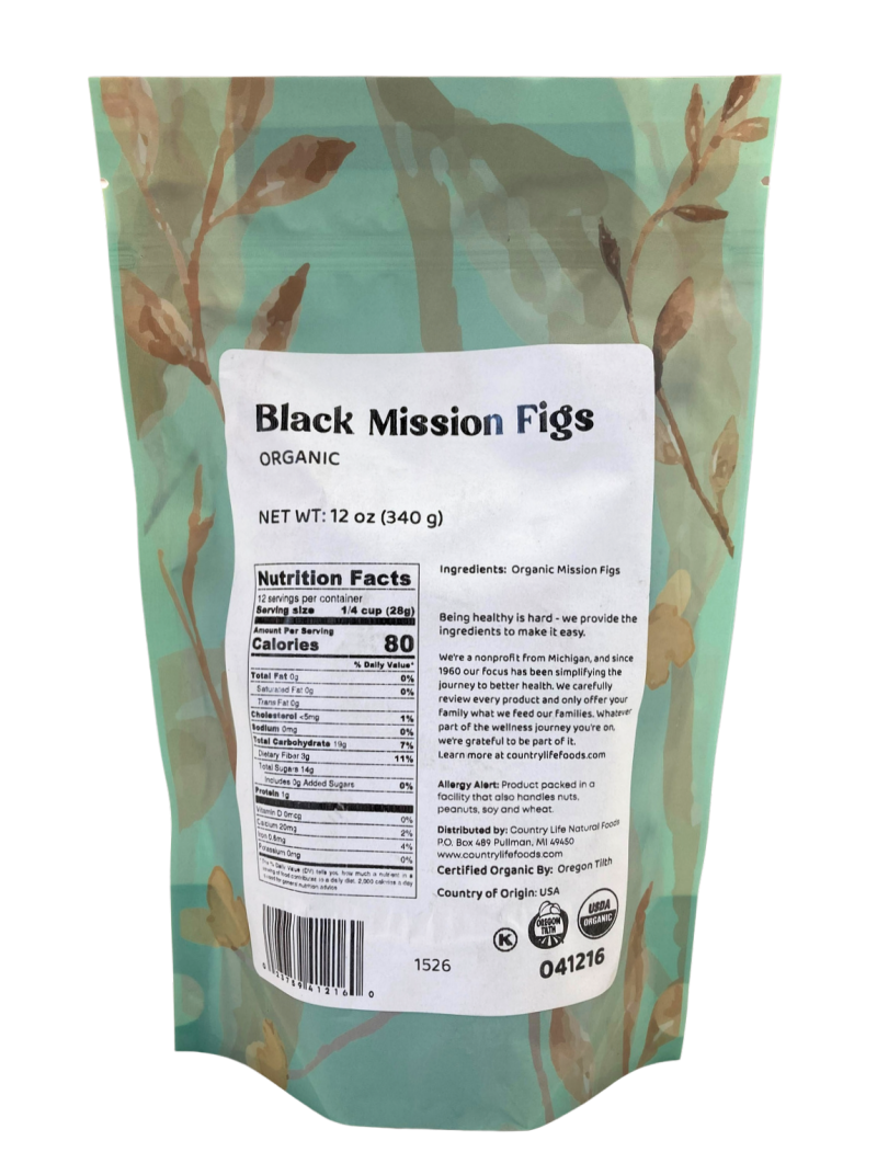 Organic Figs, Mission, X-Choice