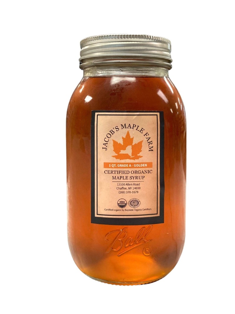 Organic Golden Maple Syrup, Grade a
