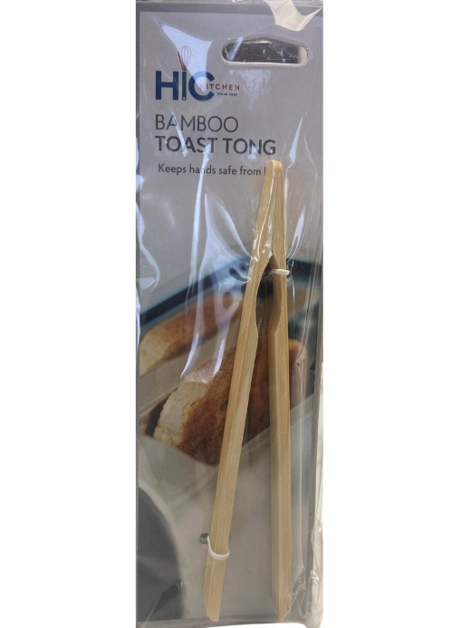 Frontier Bamboo Toast Tongs - Safe and Eco-Friendly Breakfast Solution