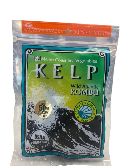 Wild Atlantic Kelp, Kombu Seaweed - 2 Oz