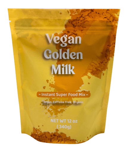 Organic Vegan Golden Milk Beverage Mix, Instant, 12 Oz