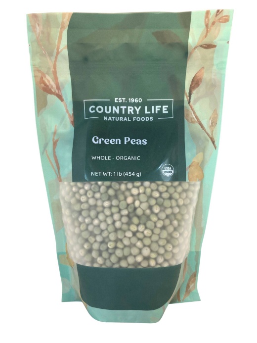 Organic Whole Green Peas