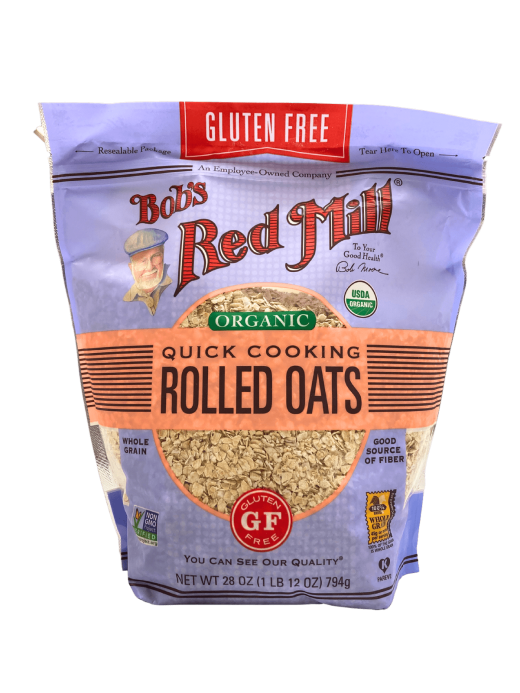 Bob's Red Mill Quick Rolled Oats - Organic, Gluten-Free, and Non-GMO