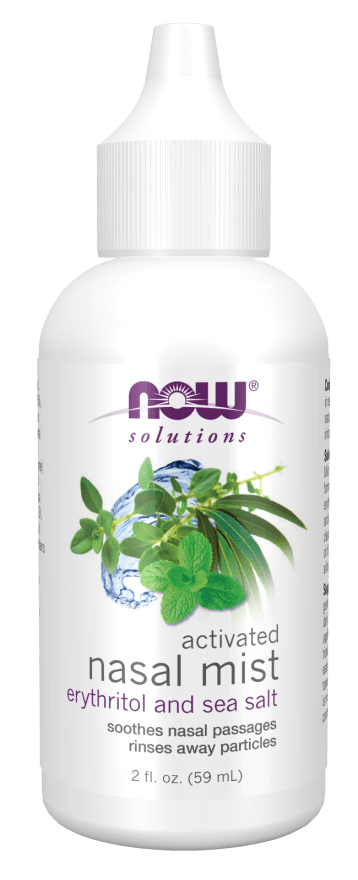 NOW Activated Nasal Mist, 2 Oz - Natural Relief for Nasal Congestion