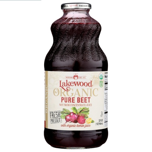 Lakewood Organic Beet Juice - 32 Oz, Pure, USDA-Certified Organic