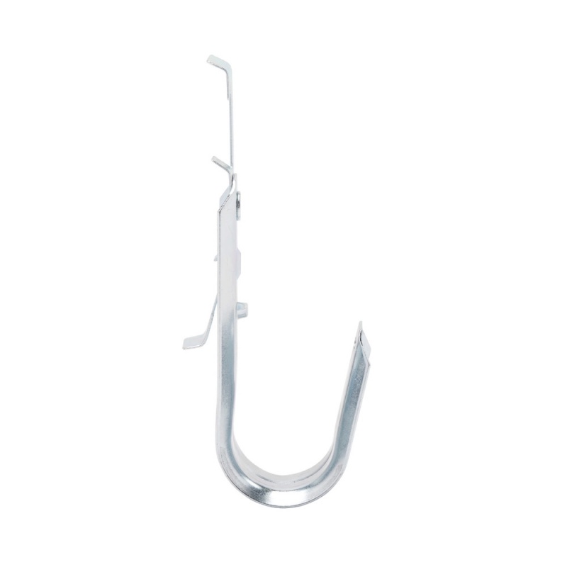 Wavenet – 1-5/16" Universal Batwing J-Hooks, Galvanized Steel, For Cable Support & Wire Management, For Attaching To Ceiling Wire Or Threaded Rod - 25 Pack