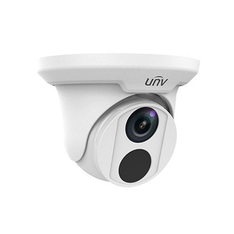 Uniview 8Mp Turret Ip Camera, 2.8Mm Fixed Lens, Vandal-Resistant, Ir, 4K Network Security Camera (Ipc3618sr3-Dpf28lm-F)