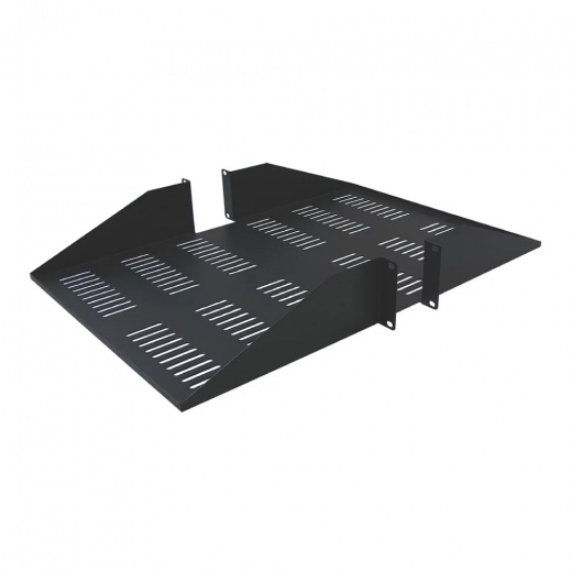 Wavenet 2U Double-Sided Vented Rack Mount Cantilever Shelf for 19" Network Equipment Rack