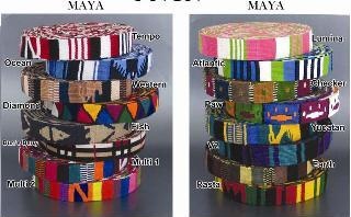 Color Pet™ Maya Rasta Collar: Medium Wide