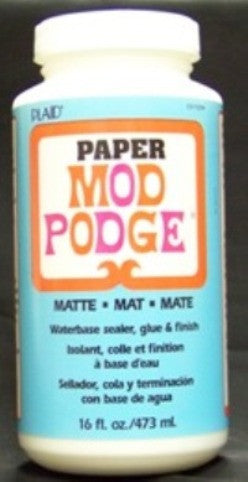 Mod Podge Paper Matte 16 Ounce