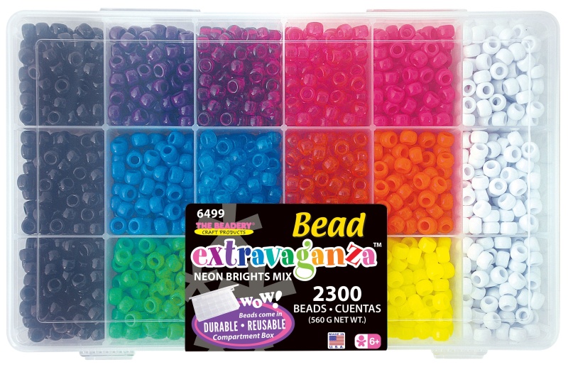 Bead Box Extravaganza Neon Brights Mix