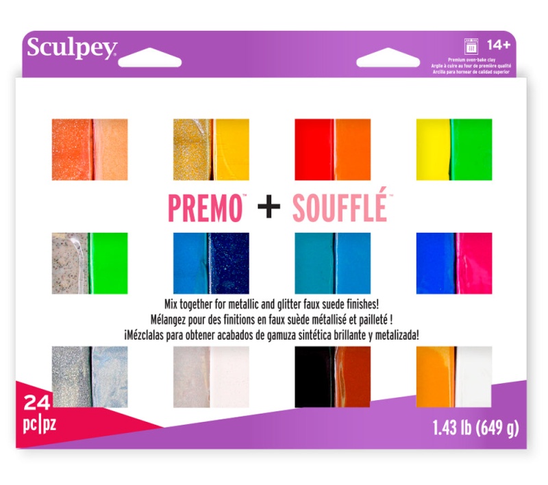 Sculpey Premo & Souffl Multi-Pack 24 Pc