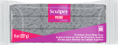 Premo Sculpey Gray Granite 8 Ounce Bar