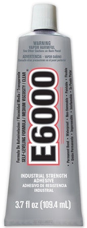 E6000 Glue Clear Hv 3.7Oz Tube 12/Case