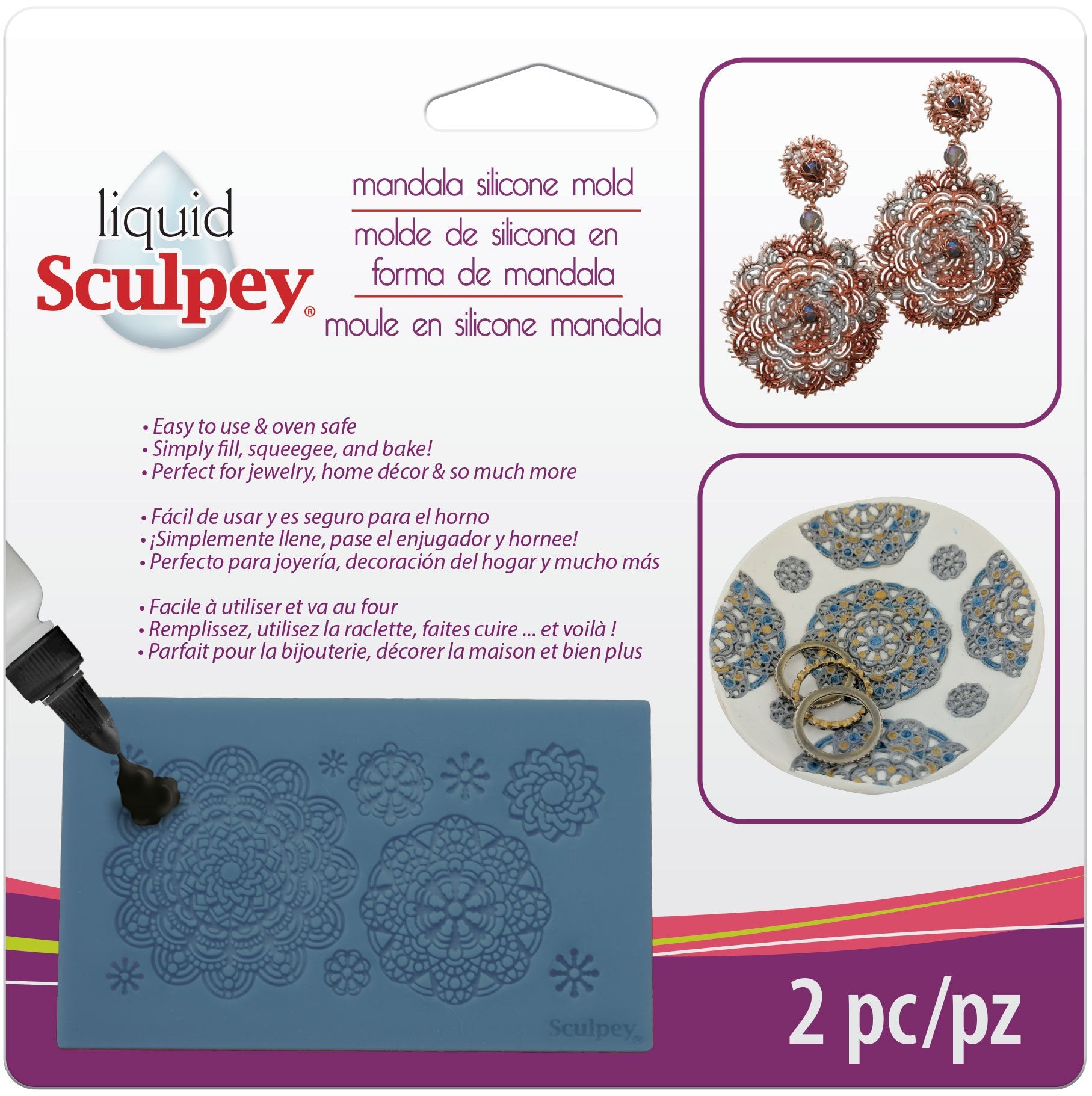 Sculpey Silicone Bakeable Mold - Bezel