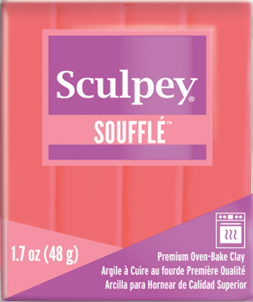 Sculpey Souffle Mandarin Polymer Clay - 1.7 Ounce Su 6009