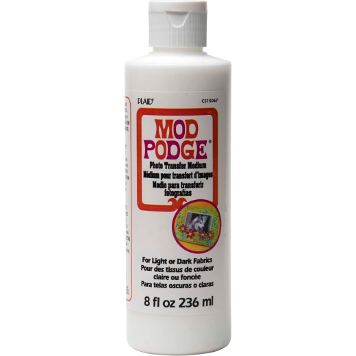Mod Podge Photo Transfer Medium 8 Ounce - Transfer Your Favorite Photos onto Any Surface