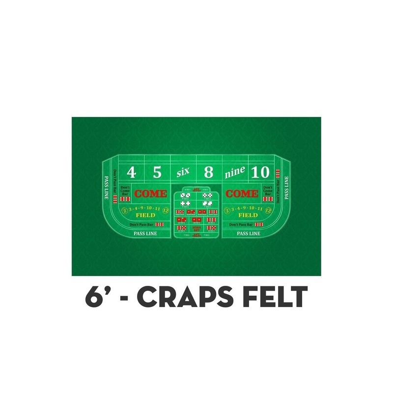 Classic Craps Layout - Green
