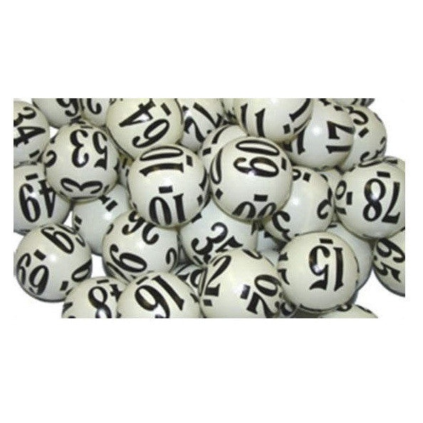 Casino Grade Keno Balls Numbered 1-80