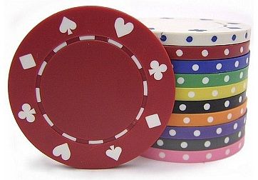 11.5 Gram Suited Poker Chips (25/Pkg)