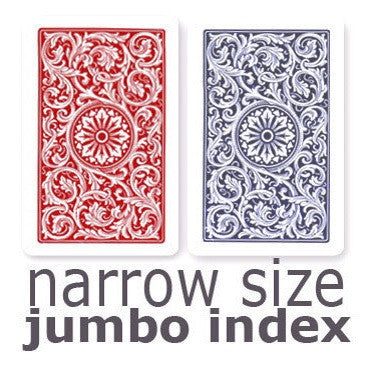 Copag 1546 Red & Blue Narrow - Jumbo Index Playing Cards