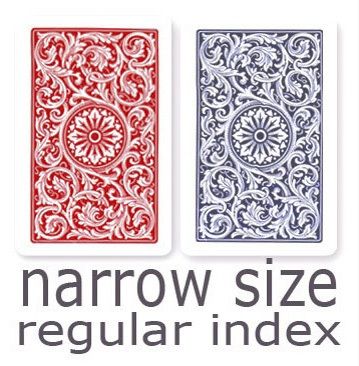 Copag 1546 Red & Blue Narrow - Regular Index Playing Cards