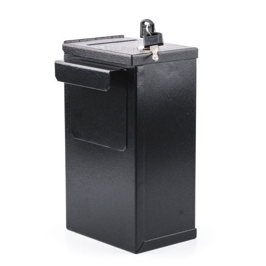 Metal Toke Box - Professional Casino Grade With J Hook And Lock