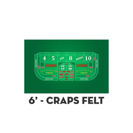 Classic Craps Layout - Green