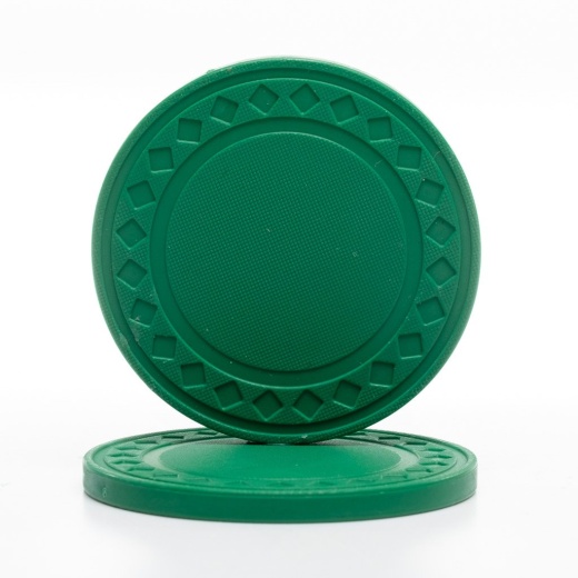 8 Gram Super Diamond Poker Chips (25/Pkg) Green