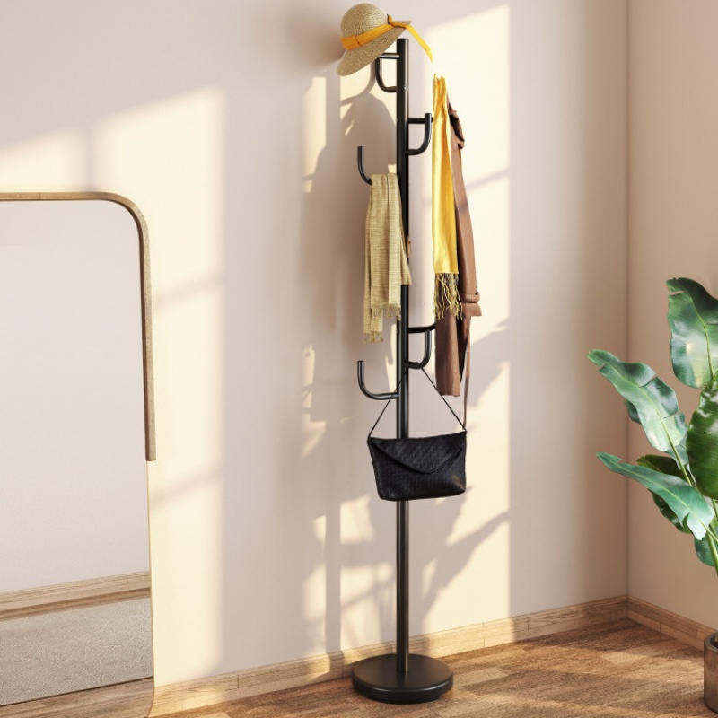 Metal Coat Rack Stand With 8 Sturdy Hooks