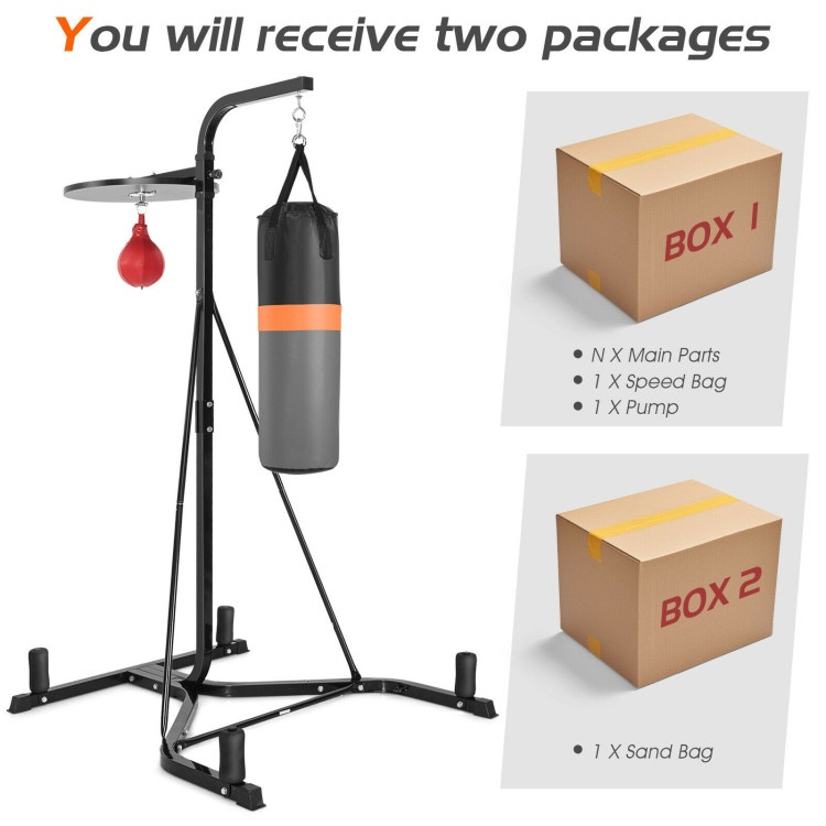 Heavy Duty Boxing Punching Stand With Heavy Bag